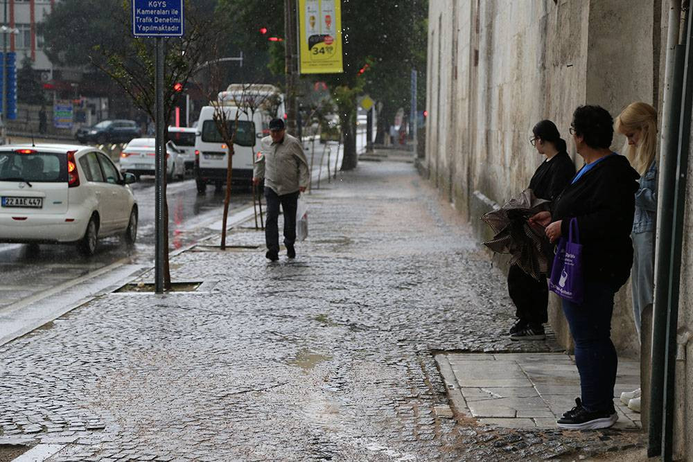 Trakya'da kuvvetli sağanak etkili oldu - Resim: 13